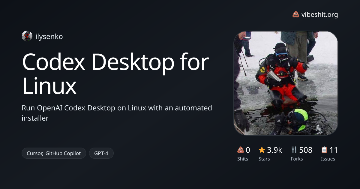 Codex Desktop for Linux - Vibe Shit