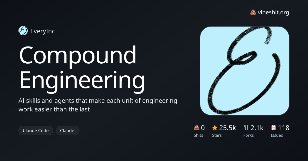 Compound Engineering - Vibe Shit