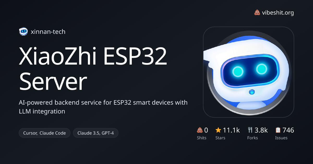XiaoZhi ESP32 Server - Vibe Shit